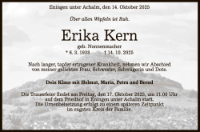 eine Anzeige